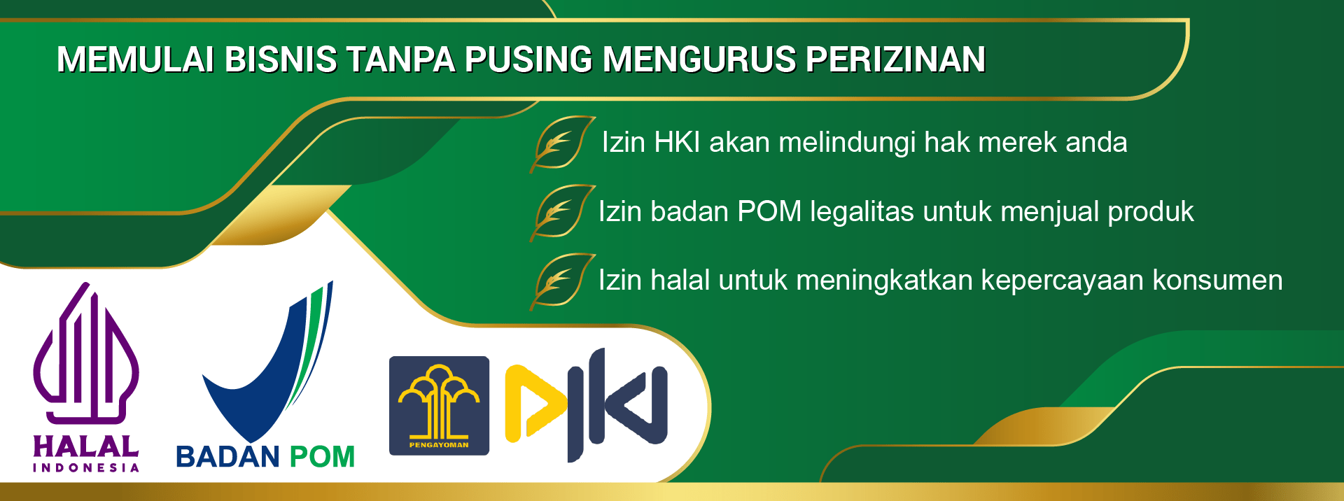 membantu mengurus perizinan legalitas