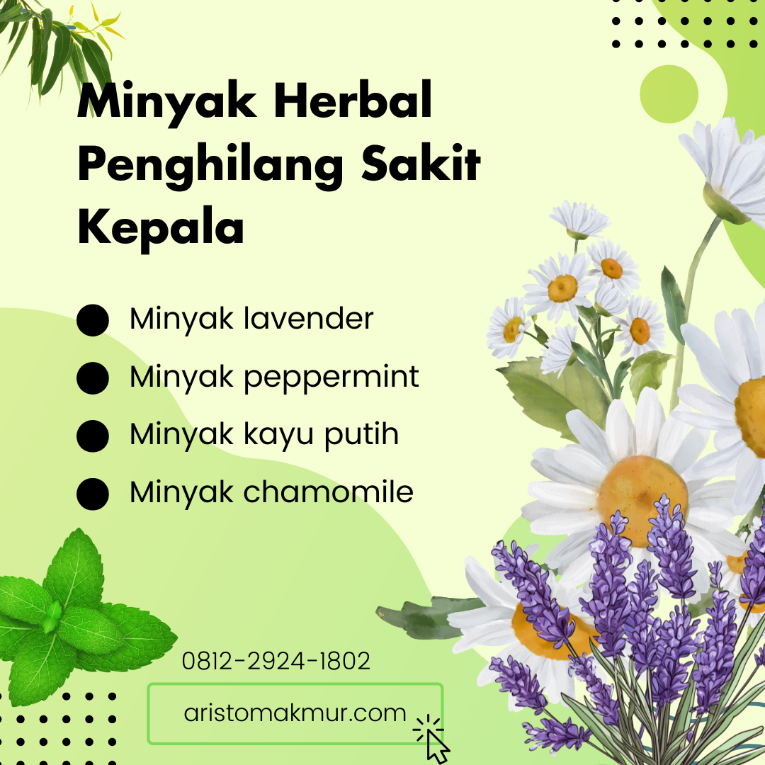 Minyak Herbal Penghilang Sakit Kepala