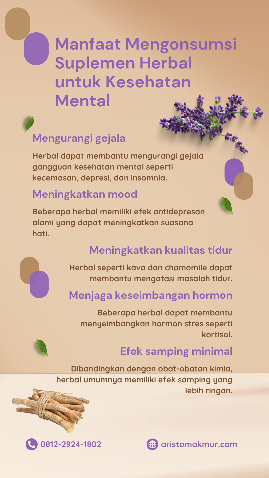 Manfaat Mengonsumsi Suplemen Herbal Untuk Kesehatan Mental