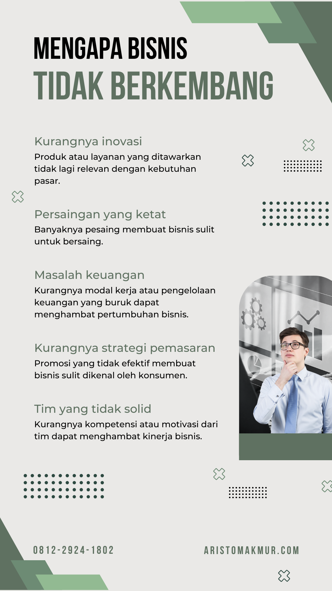 Mengapa Bisnis Tidak Berkembang