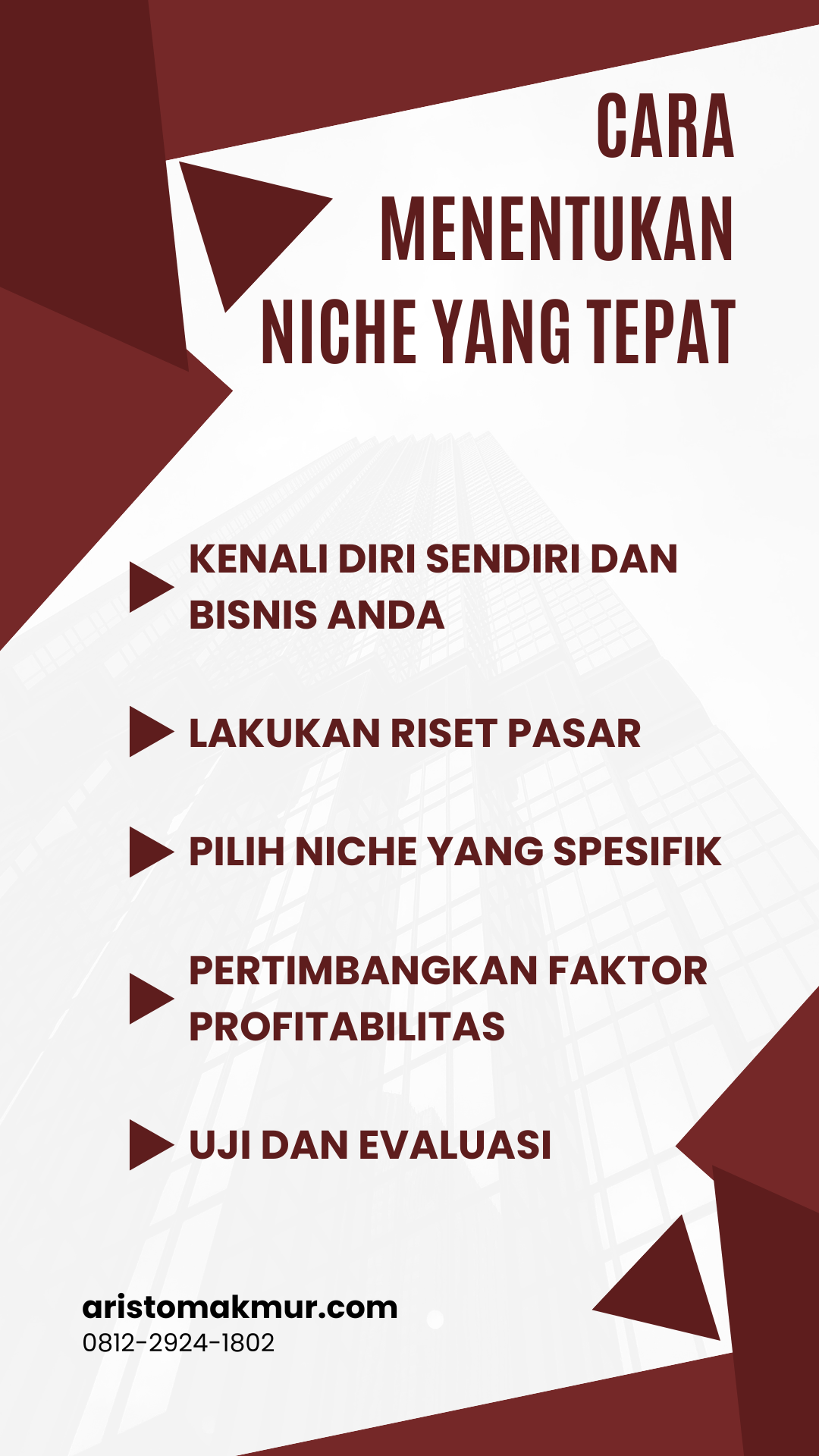 Cara Menentukan Niche Yang Tepat