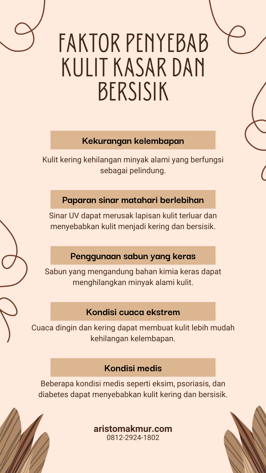 Faktor Penyebab Kulit Kasar Dan Bersisik