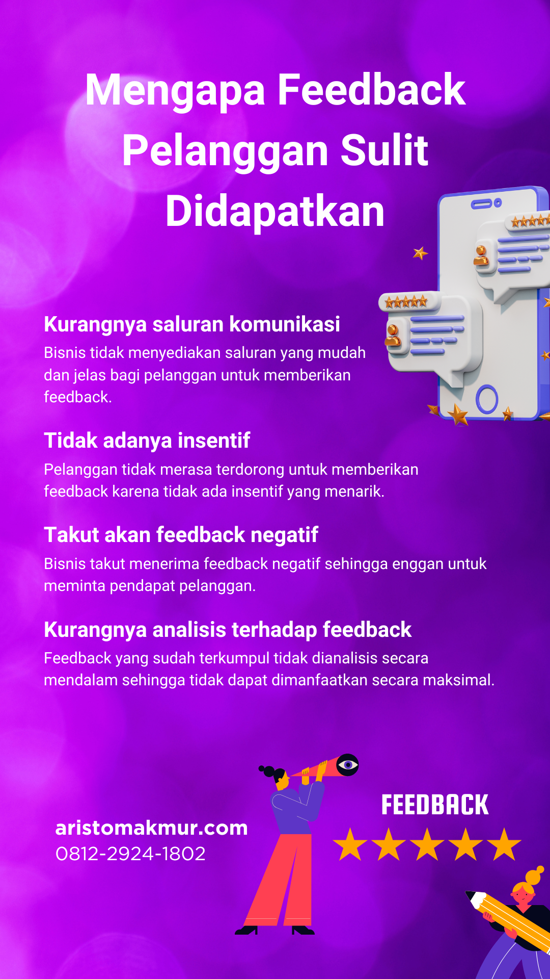 Mengapa Feedback Pelanggan Sulit Didapatkan